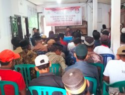Polisi Kawal Jalanya Penyampaian Visi dan Misi Calon Kades