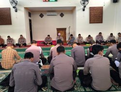 Personil Polres Bima Kota Laksanakan  Imtaq