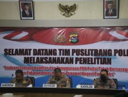 Polda NTB Dipilih Mabes Polri Sebagai Tempat Penelitian