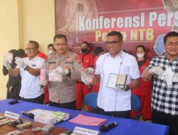 Polda NTB Ungkap 6 Kasus Narkoba Dengan BB 66 gram