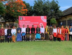Kenakan Baju Adat Sasambo, Jajaran Lapas Sumbawa Peringati Hari Sumpah Pemuda