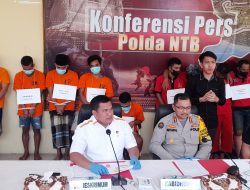 Polda NTB Berhasil Ungkap Pelaku Jaringan Curanmor