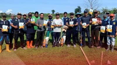 Tanam Perdana, Lapas Sumbawa Tanami Jagung di Lahan 24 Hektar