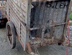 Curi Gerobak Sampah 2 Orang di Amankan Polisi