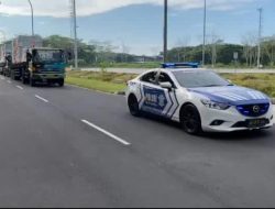 PJR Polda NTB Kawal Kedatangan Logistik WSBK Tahap Terakhir
