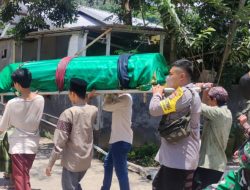 Bhabinkamtibmas Sambang Duka dan Ikuti prosesi Pemakaman