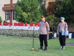 Kapolres Akan Tindak Tegas  Anggota Terlibat Narkotika