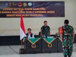 Danrem 162/WB Buka Latihan Tactical Floor Game TFG Kontijensi Dukung WSBK
