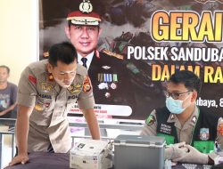 Polsek Sandubaya Buka Gerai Vaksin Sukseskan WSBK