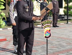Wakapolresta Mataram Pimpin Upacara Peringatan Hari Pahlawan 10 November