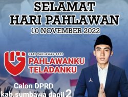 Fatajuddin: Selamat Hari Pahlawan 10 November 2022