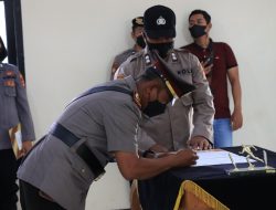 Kapolres KSB  Pimpin Setijab Kasat Samapta & Kapolsek Brang Rea