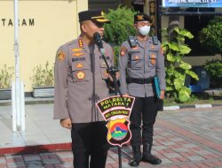 Kapolresta Mataram Tekankan Personil Jauhi Narkoba