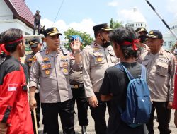 Kapolres Bima Kota Pimpin Pengamanan Aksi EK-LMND