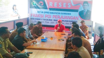 Dihadiri Kades Wilayah Barat, Rafiq: Penting Sinergitas Membangun Daerah 