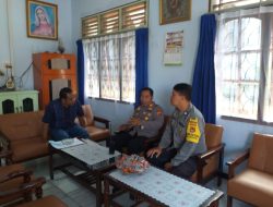 Kapolsek Ampenan Silahturahmi ke Pendeta & Pengurus Gereja