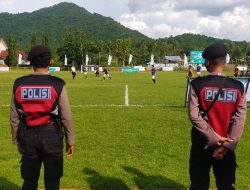 Polres KSB Amankan Kegiatan Friendly Football Festival