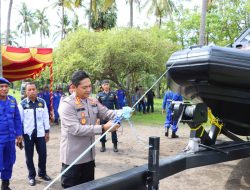 Sat Polairud Polres Sumbawa Gelar Selamatan Kapal Karet
