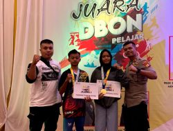 Taekwondo Binaan Polsek Sandubaya Raih 2 Emas Pada Kejuaraan DBON