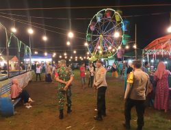 TNI-Polri Di Lape Lakukan Patroli Pasar Malam