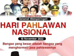Inspektorat Kabupaten Sumbawa Mengucapkan Selamat Hari Pahlawan 10 November 2022
