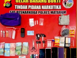 10 Orang di Amankan Polisi Saat Berada di Lokasi Pesta Shabu