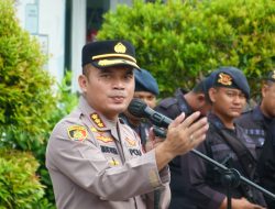 Kapolresta Pimpin Apel Kesiapan Pengamanan Unras
