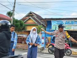 Anggota Polsek Dompu Laksanakan Giat Rawan Pagi