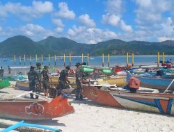 Peringati Hari Armada RI, Kodim Loteng Gelar Pengamanan Wilayah Pantai 