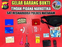 Polresta Mataram Kembali Ungkap Kasus Narkoba