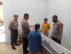 Kapolsek Ampenan Lakukan Sambang Duka Dan Beri Sumbangan