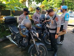 Jelang Nataru, Kapolsek Pagutan Cek Kendaraan Dinas