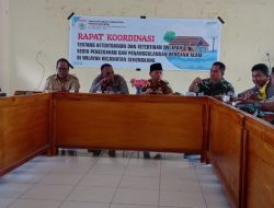 Polsek Sekongkang Hadiri Rakor Antisipasi Penagulangan Bencana