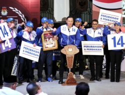Jalan Kaki Ke KPU AHY: Kami Siap Ikut Pemilu, Lakukan Perubahan Perbaikan