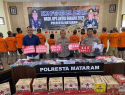 Polresta Mataram Ungkap Peredaran Narkoba dan Ribuan Botol Minol