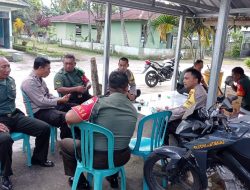BKTM & Babinsa Himbau Warga Tetap Jaga Kamtibmas Jelang Nataru