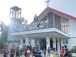 Jelang Nataru, Polres Bima Kota Sambangi Sejumlah Gereja