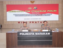 Tim Was Mabes Polri Cek Penyaluran BTPKLWN di Polresta Mataram