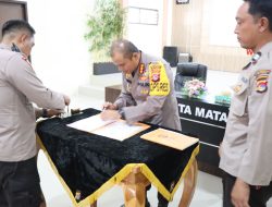 Kapolresta Mataram Sosialisasi & Penyerahan Dipa RKA-KL T.A 2023