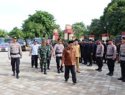 Polres Sumbawa Laksanakan Apel Gelar Pasukan Operasi Lilin Rinjani 2022
