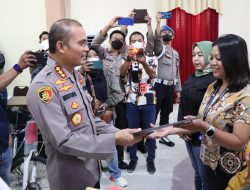 Polresta Serahkan Barang Bukti Kepada Korban Atas kasus Kejahatan