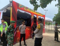 Wakapolres Bima Kota Cek Kesiapan Personil di Pos Pengaman