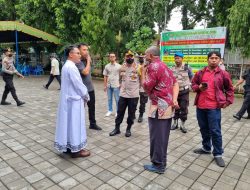 Kapolresta Mataram Cek Pos Pengamanan & Personil di Gereja