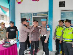 Aipda Adi K Damanik Ulang Tahun, ‘Kapolres Batubara Beri Kejutan
