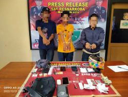 Tim Puma Gagalkan Peredaran Narkoba & Amankan 3 Kurir