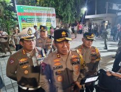 Kapolresta Pimpin Pengamanan Saat Kunjugan Mentri Agama