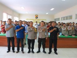 Kapolres KSB Berikan Arahan Jelang Pengamanan Tahun Baru