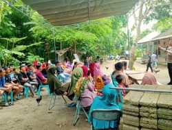 Kapolsek Pujut Bersama Personil Sosialisasi Bahaya Narkoba