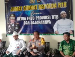 Kapolda NTB Melaksanakan Jum’at Curhat di Sekretariat FKUB NTB
