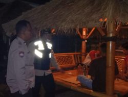 Polsek Sandubaya Cipta Kondisi Lakukan Patroli Dialogis Sasar Cafe